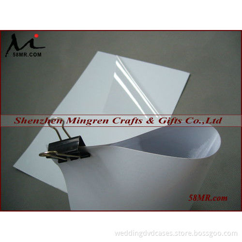 0.2MM-2.0MM Black and White Double Sides Self-adhesive Rigid PVC Foam for Self Flush Mount Photo Album Book Pages
